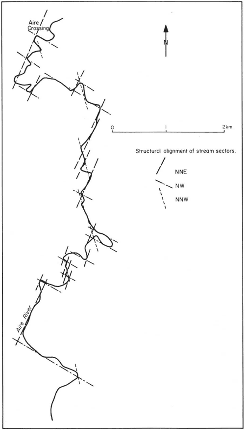 Map:  Aire River Gorge