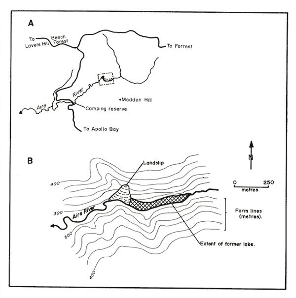Map:  Aire River 