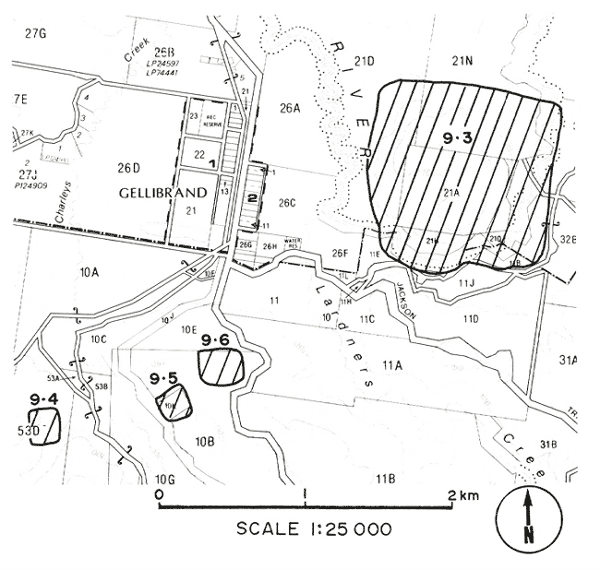 Map:  Betonite Quarry