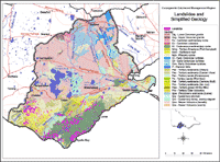 Landslides & Simplified Geology