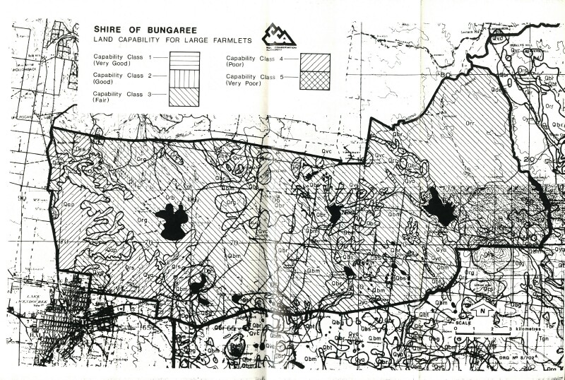 Map 4 - Capability of the land for Large Farmlets