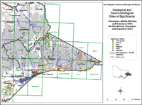 Map Sites of Geological & Geomorphological Significance