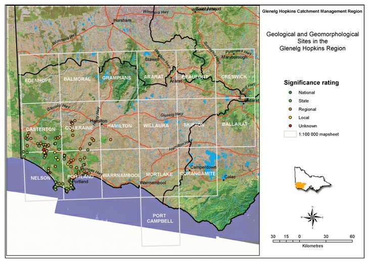 Sites of Geological/Geomorphological significance