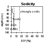 Graph: Sodicity in PVI 3