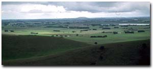 Photo: View of volcanic plains landscape from Mt. Noorat