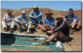 Photo: Soil core work as part of ORZC project