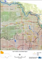 Mallee Soil pit overview map
