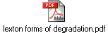 lexton forms of degradation.pdf