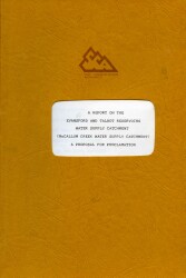 Image:  A report on the Evansford and Talbot Reservoirs WSC (McCallum Creek WSC) A proposal for Proclamation