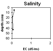 Graph: Salinity levels in Site LP83