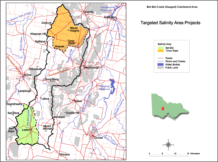 Bet Bet Targeted Salinity Areas