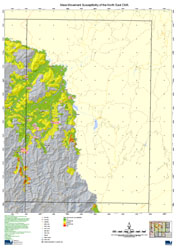 NE LRA Susceptibility to Mass Movement - Kosciusko Map