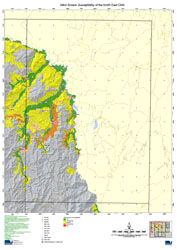 NE LRA Susceptibility to Wind Erosion - Kosciusko Map