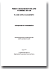 Cover: Pykes Creek Reservoir and Werribee Creek WSC