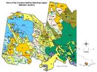 Map:  Soils of the Cranbourne/Koo Wee Rup Region West