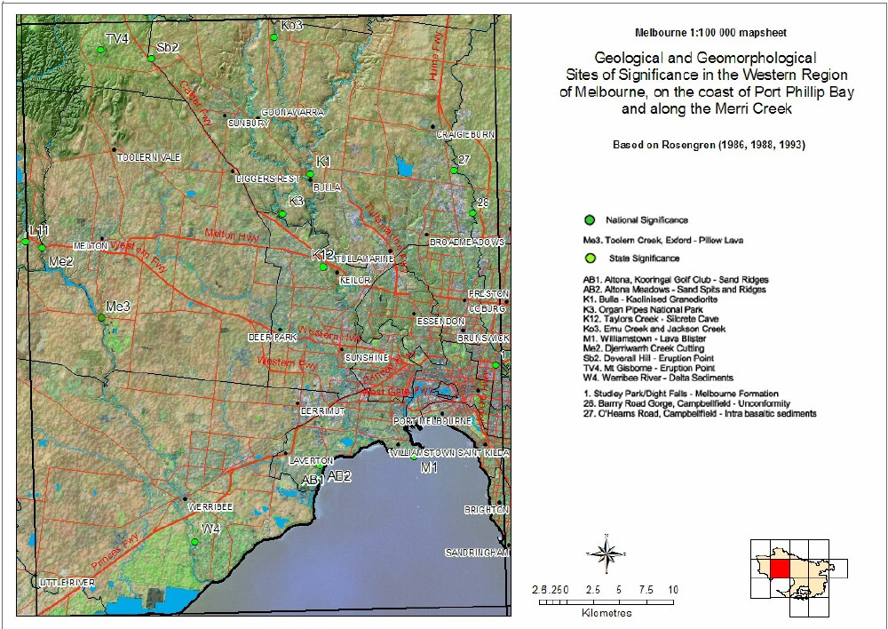 Sites of National and State Signficance