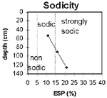 GRAPH: Soil Site GP21 Sodicity