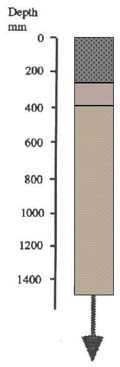 IMAGE: Pearcedale sandy clay loam typical soil profile