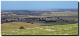 Photo: View from near Kongwak overlooking areas of the  Leongatha South mapping unit to the coast.