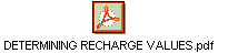 DETERMINING RECHARGE VALUES.pdf