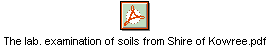 The lab. examination of soils from Shire of Kowree.pdf