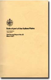 Image:  Soils of part of the Kalkee Plains - No. 53 front page