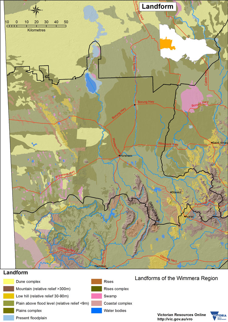 wimmera landform map