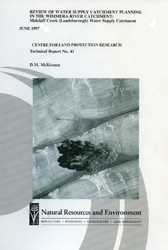 Review of Water Supply Catchmnet in the Wimmera River Catchment: Malakoff Creek (Landsborough) Water Supply Catchment - Technical Report No. 41