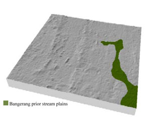 WLRA Landform Units Bangerang prior stream plain