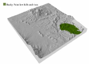WLRA Landform Rocky point low hills and rises