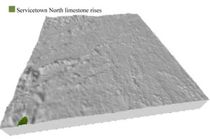 WLRA Landform Servicetown North limestone rises