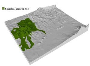 WLRA Landform Sugarloaf hills