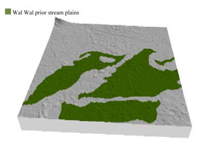 WLRA Landform Wal Wal prior stream plains