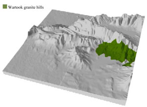 WLRA Landform Wartook granite hills
