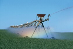 Centre pivot irrigation