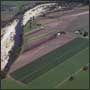 Paddocks used for horticulture showing the route of the Avon River