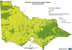 Victorian Land Use Information System Land Tenure 2012