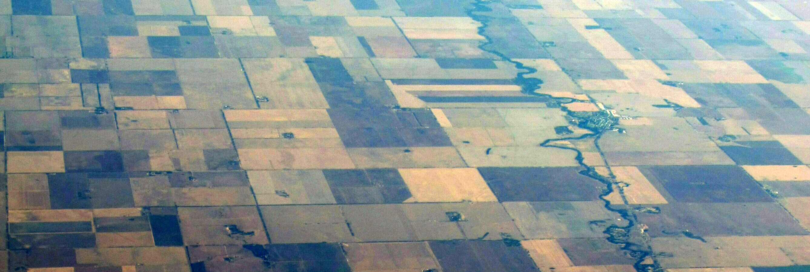 aeral view of cropping