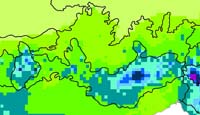 Central Victoria rainfall - 1997-1995