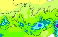 Central Victoria rainfall - 1996-2005