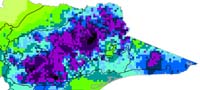 Eastern Uplands Rainfall 1970-1995