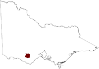 Thumbnail image showing the location of Lake Corangamite Salinity Province in Victoria