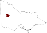Thumbnail image showing the locatation of Warrachnabeal Murtoa Salinity Province in Victoria