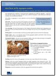 Front cover of 'Practical Note: Aggregate Stability' document