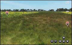 Screen grabs taken from soil landscape visualisation panoramas