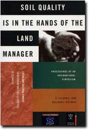 Image:  Soil Quality in the Hands of the Land Manager