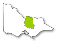 Map: Goulburn Broken Region within Victoria