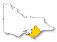 Map: West Gippsland Region within Victoria
