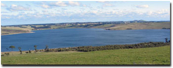 Photo: Lake Bullen Merri near Camperdown is a good example of a maar crater.